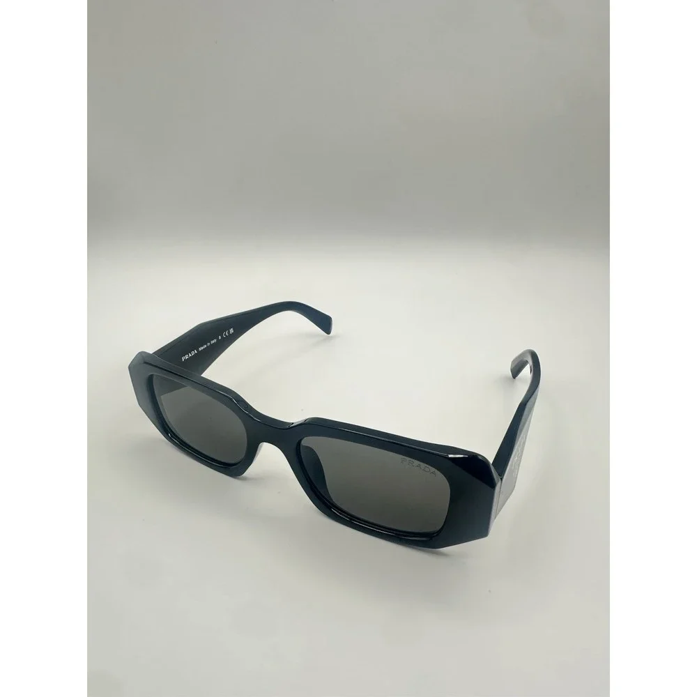 Prada Black Rectangular Sunglasses – Stylish Designer Shades